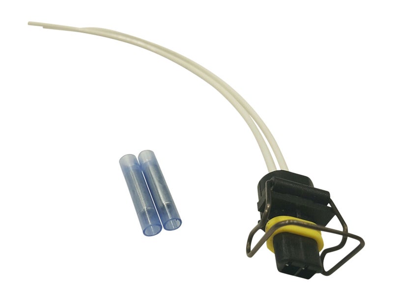 Muzzys 2 Wire Pigtail Connector FITS Ford 6.0L/6.7L/7.3L Power Stroke Navistar GM 6.6L Duramax Engines, Variable Geometry Turbo (VGT) Solenoid, Injection Pressure Regulator (IPR) Valves, A/B Injectors - Image 1